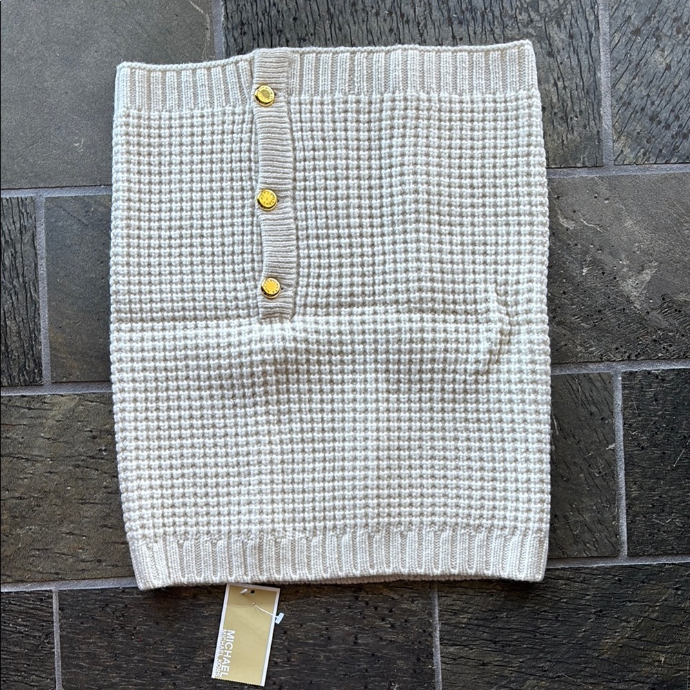 Michael Kors Beige Knit Skirt